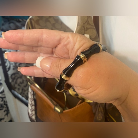 🔥Bracelet bangle black and gold - Picture 3 of 4